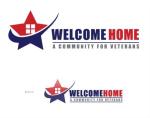 Welcome Home's logo - old and new